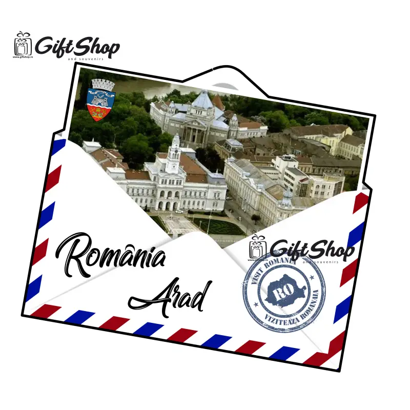 Magnet, personalizat, in forma de plicv